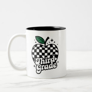 Teacher Third Grade 3rd Back to School Two-Tone Coffee Mug