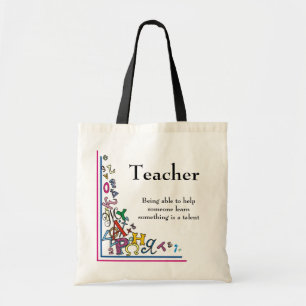 Teacher Tote Bag