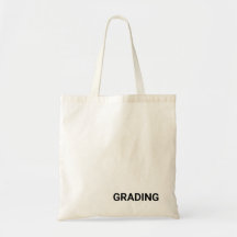 Teacher Tote Bag for Carrying Papers to Grade