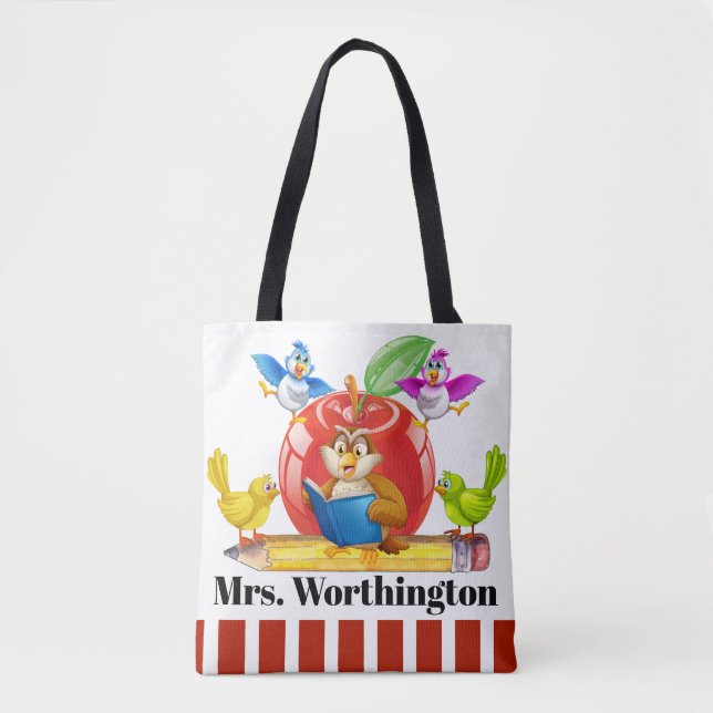 Teacher Tote Bag - See Back (Front)