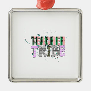 Teacher Tribe Metal Tree Decoration