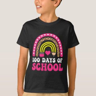 Teacher Valentine Back To School 100 Days Of Schoo T-Shirt