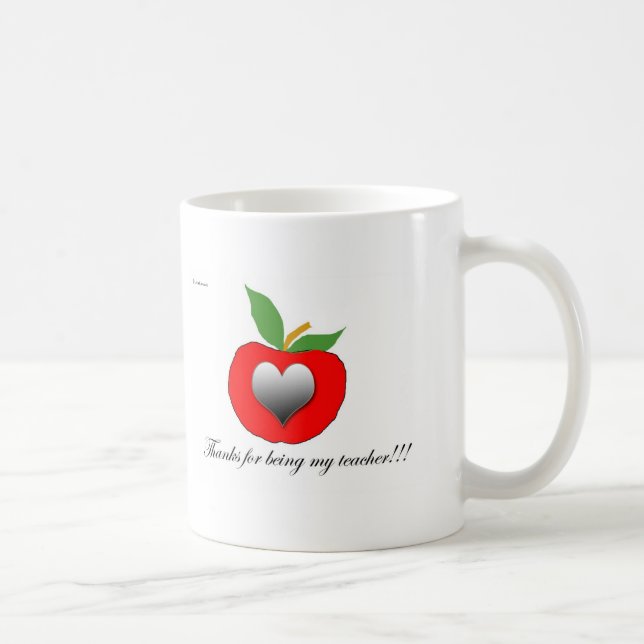 Teacher Valentine Coffee Mug (Right)