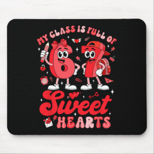 Teacher Valentine My Cl Is Full Of 67 Sweethearts Mouse Mat