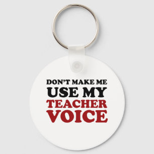 Teacher Voice Key Ring