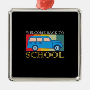 Teacher Welcome Back To School Metal Tree Decoration