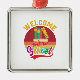 Teacher Welcome Back To School Metal Tree Decoration