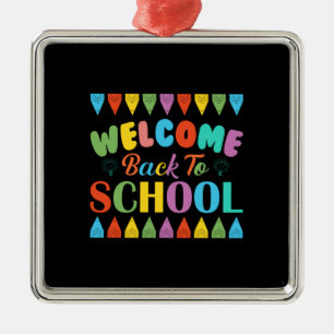 Teacher Welcome Back To School Metal Tree Decoration