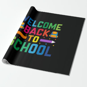 Teacher Welcome Back To School Wrapping Paper