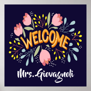 Teacher Welcome Poster