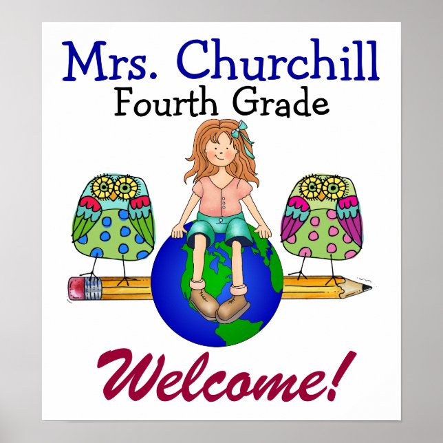 Teacher Welcome Poster - SRF (Front)