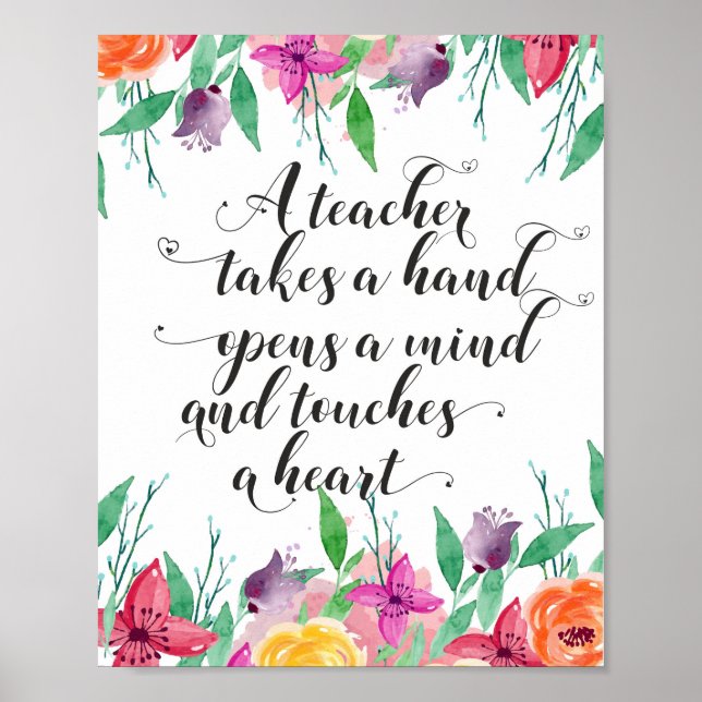 Teacher welcome sign Teacher back to school gift (Front)