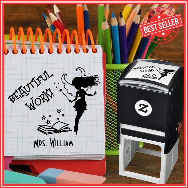 Teacher Well Done Praise Grading Encouragement Self-inking Stamp (Creator Uploaded)