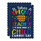 Teacher Who Hair What Child Can Not Say  