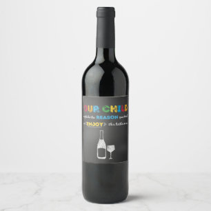 Teacher Wine Labels - Teacher Appreciation Gift