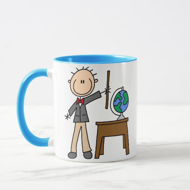Teacher With Globe Mug (Left)