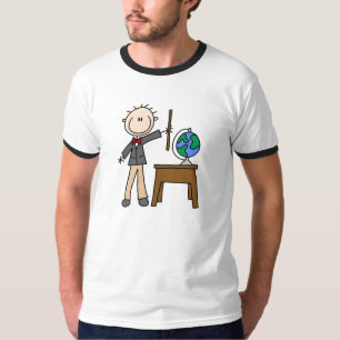 Teacher With Globe T-Shirt