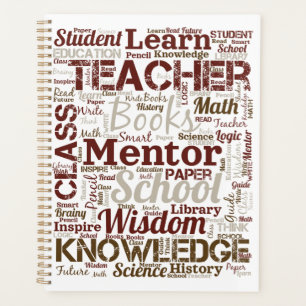 Teacher Word Cloud Planner