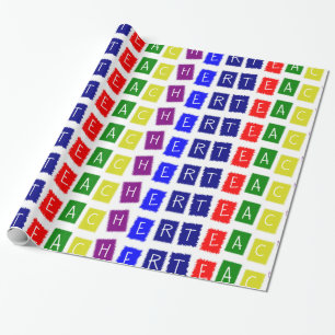 Teacher Wrapping Paper