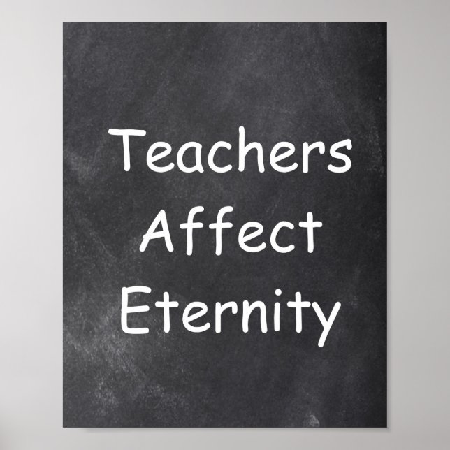 Teachers Affect Eternity Class Decoration (Front)