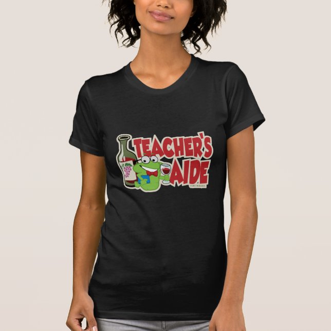 Teacher's Aide (Wine) T-Shirt (Front)