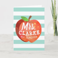 Teacher's Apple | Customised Name