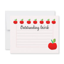 Teacher's Apple Encouragement For Kids
