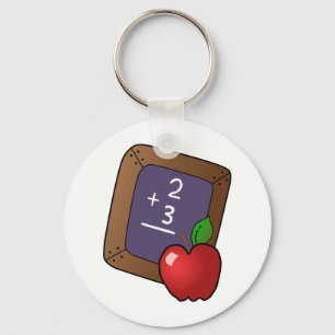 Teacher's Apple Key Ring