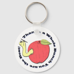 Teacher's Apple Keychain