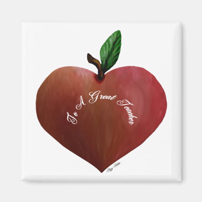 Teacher's Apple Magnet (Front)