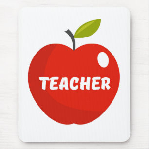 Teachers Apple Mouse Mat