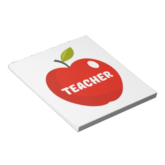 Teachers Apple Notepad (Angled)