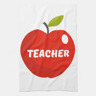 Teachers Apple Tea Towel