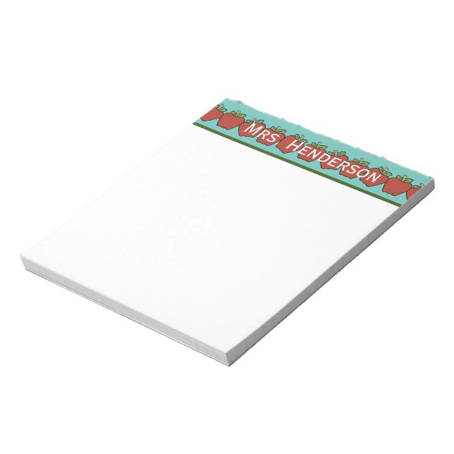 Teachers Apples  Notepad (Rotated)