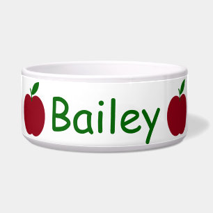 Teacher's Apples Personalised on White