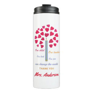 Teacher's Appreciation Personalised gift Thermal Tumbler