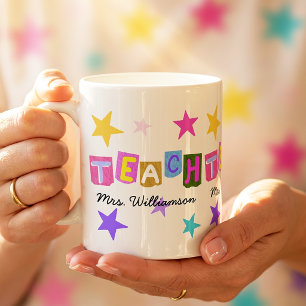 Teacher's Appreciation Teach Teacher Gift Modern Coffee Mug