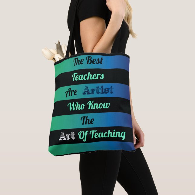 Teacher's appreciation tote bag (Close Up)