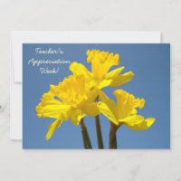 Teacher's Appreciation Week! Special Invitations