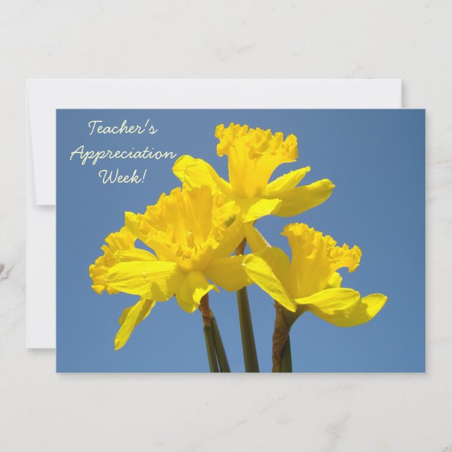 Teacher's Appreciation Week! Special Invitations (Front)