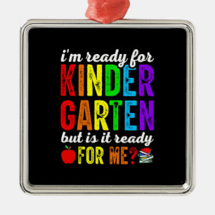 Teachers Are Ready For Kindergarten Metal Tree Decoration