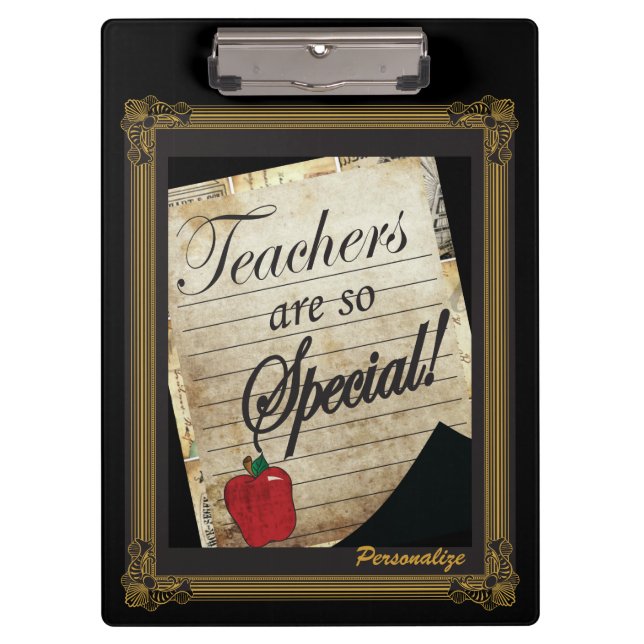 Teachers are so Special Clipboard (Front)