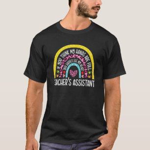 Teacher's Assistant Appreciation Leopard Rainbow C T-Shirt