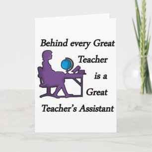 Teacher's Assistant Card