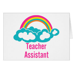 Teacher's Assistant Cloud Rainbow