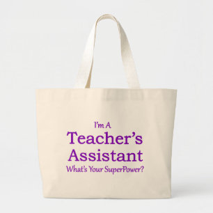 Teacher's Assistant Large Tote Bag