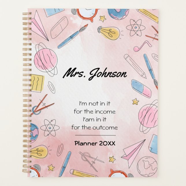 Teachers back to school Planner (Front)