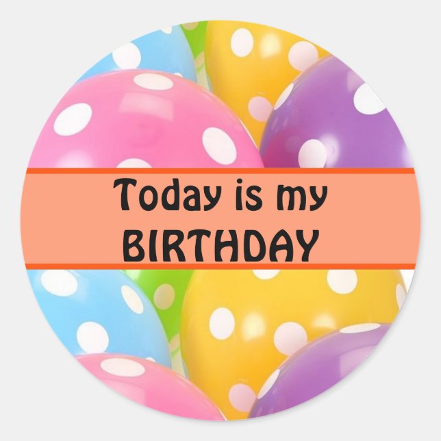 Teachers Birthday Stickers (Front)