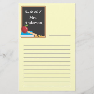 Teachers Blackboard Stationary Stationery
