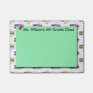 Teachers Books Green Paper Post-it® Notes